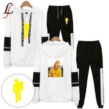 Load image into Gallery viewer, Billieeilish billie eilish 2 Piece Set Women Hip Hop Hoodies Sweatshirts Women/men Fashion Cool Hooded Casual Sport Suit
