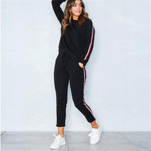 Load image into Gallery viewer, Z&P 2019 2Pcs Women Ladies Tracksuit Crop Hoodies Sweatshirt Pants Sets long-sleeved Suit Casual Sportswear