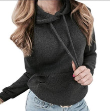 Load image into Gallery viewer, 2018 Autumn Tracksuit Long Sleeve Thicken Hooded Sweatshirts 2 Piece Set Casual Sport Suit Women Tracksuit Set
